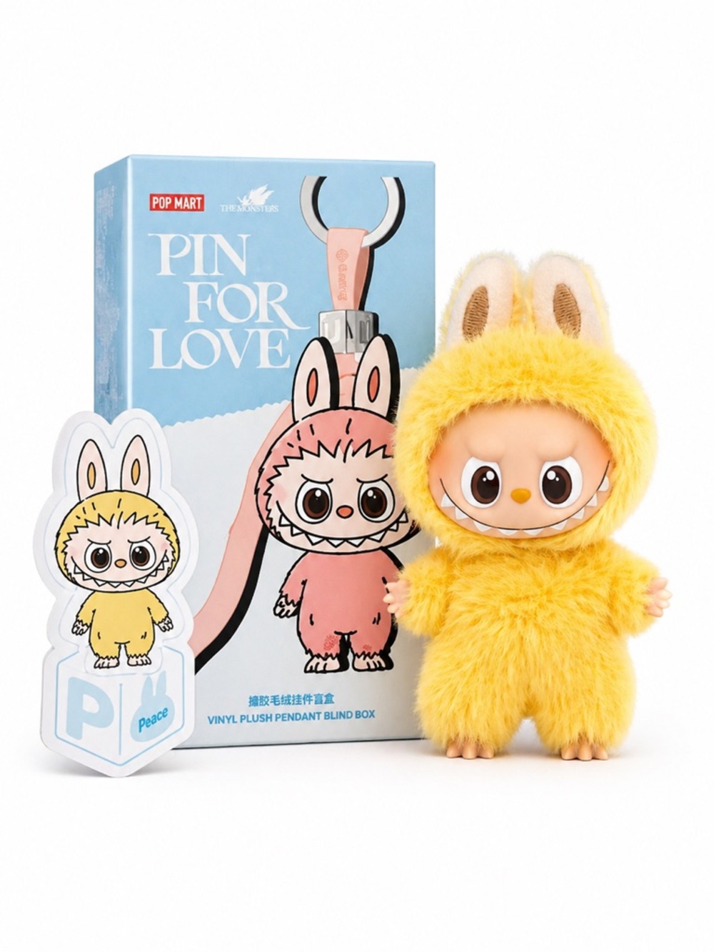 POP MART THE MONSTERS Pin for Love Series-Vinyl
Plush Pendant Blind Box - P